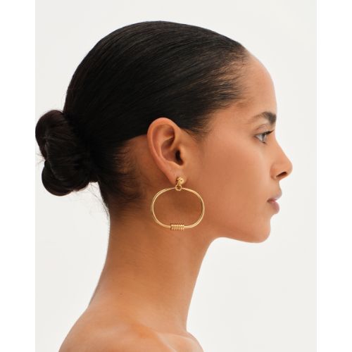 Dunya Apia S Earrings Gold