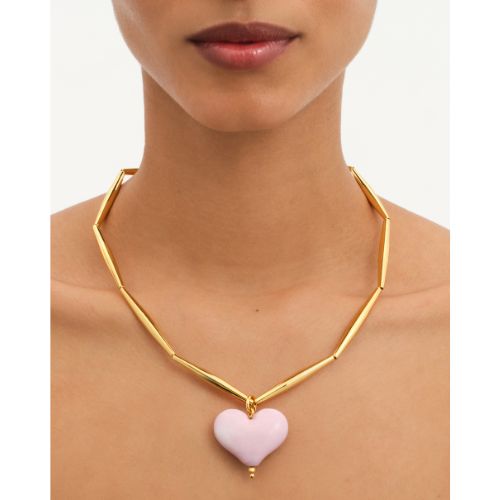 Cuore Necklace - Pink Bubble