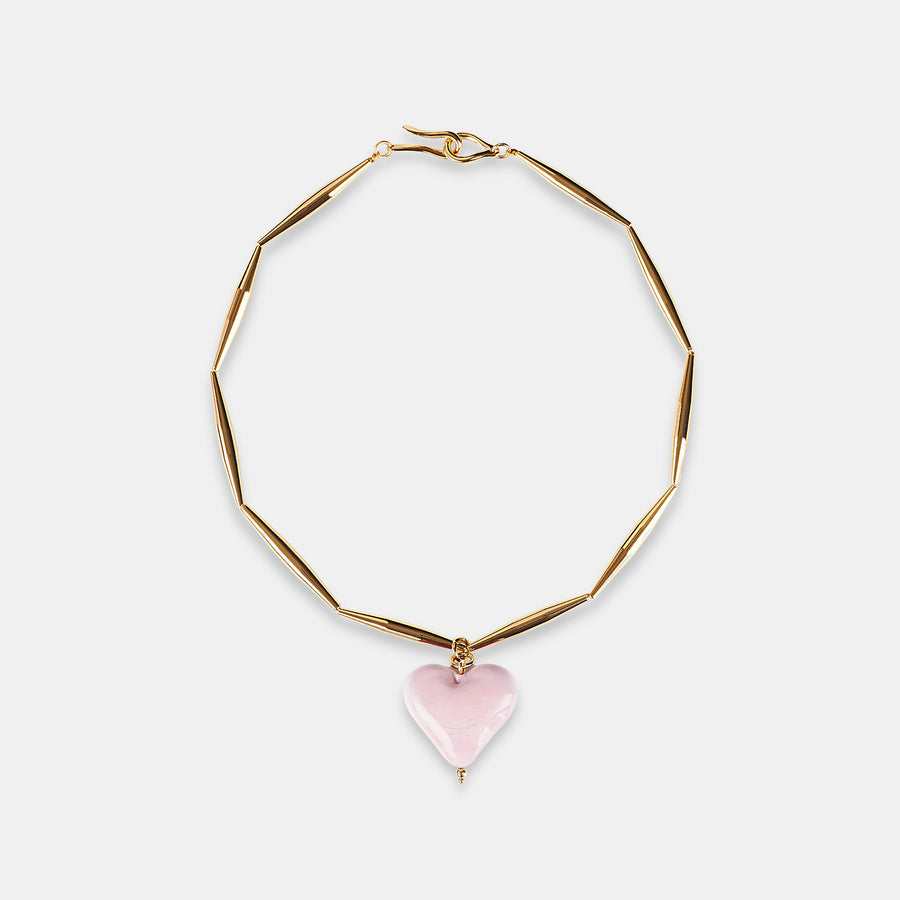 Cuore Necklace - Pink Bubble