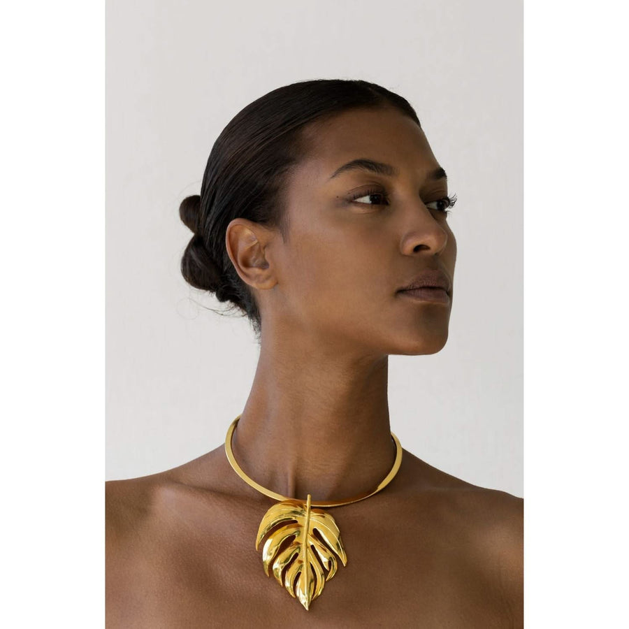 Botanicals Emerald Jungle Large Necklace - Tohum Design