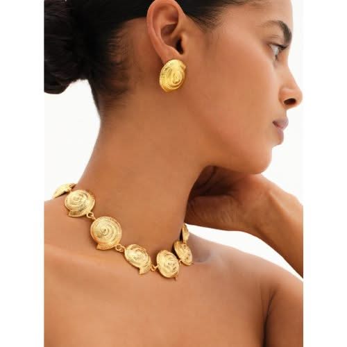 Concha Archi Earrings Small - Tohum Design