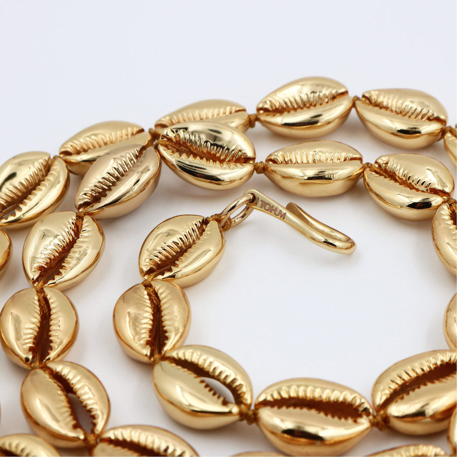 Concha Large Puka Necklace - Long - Tohum Design