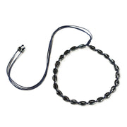 Concha Small Puka Necklace In Midnight Navy