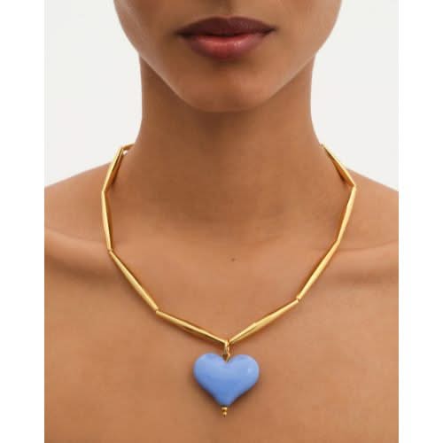 Cuore Necklace - Cornflower - Tohum Design