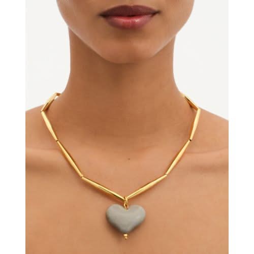 Cuore Necklace - Grey - Tohum Design