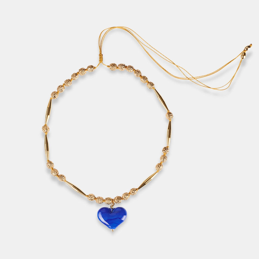 Cuore Necklace III - Sky Blue - Tohum Design