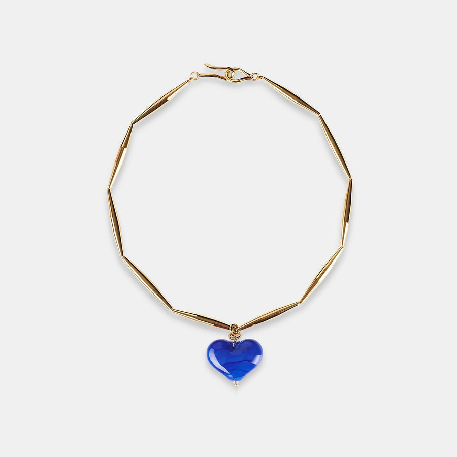 Cuore Necklace - Sky Blue - Tohum Design