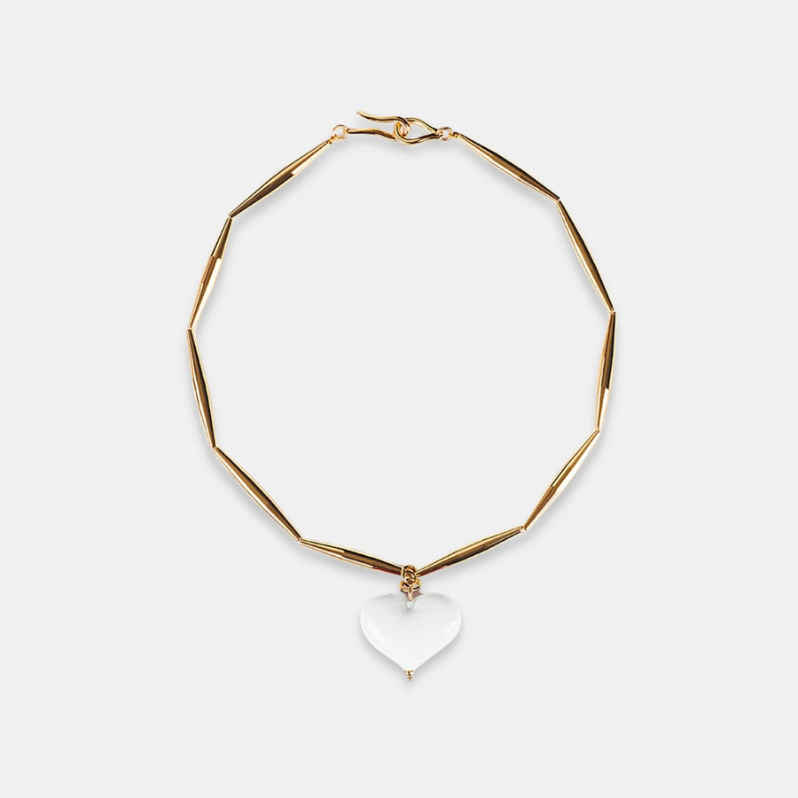 Cuore Necklace - Snow White - Tohum Design