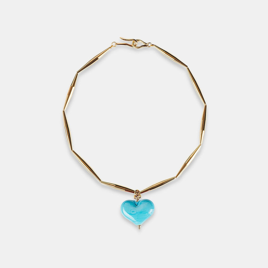 Cuore Necklace - Turquoise - Tohum Design
