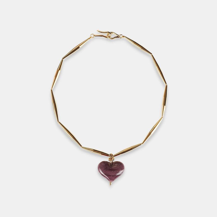 Cuore Necklace - Violet - Tohum Design