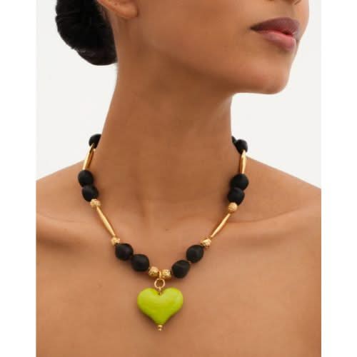 Cuore Resort Necklace II - Pistachio - Tohum Design