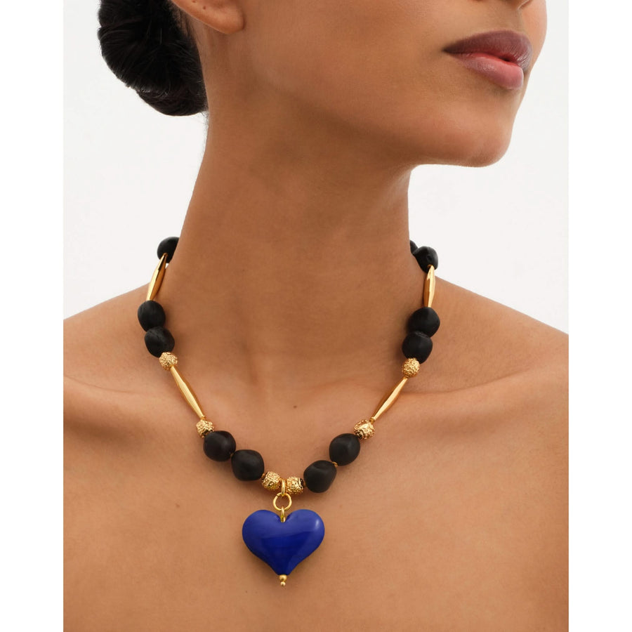 Cuore Resort Necklace II - Sky Blue - Tohum Design