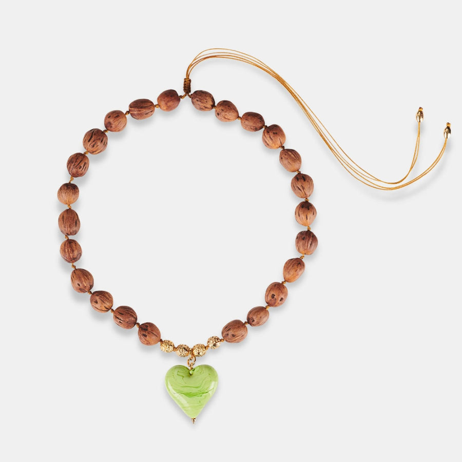 Cuore Resort Necklace III - Pistachio - Tohum Design