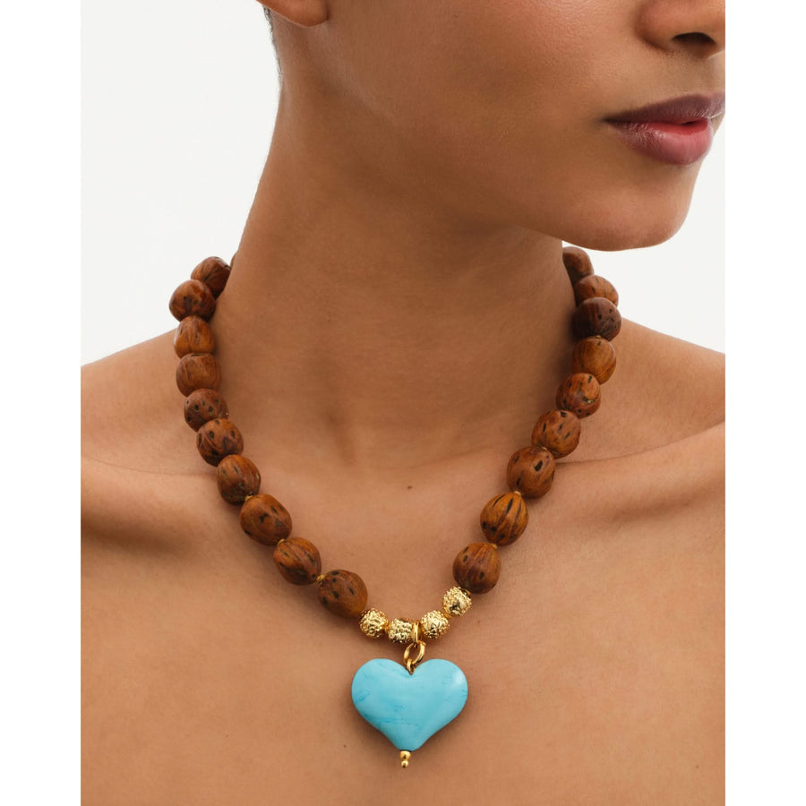 Cuore Resort Necklace III - Turquoise - Tohum Design