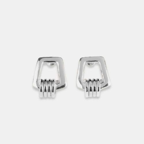 Dunya Karo Earrings in Silver - Tohum Design