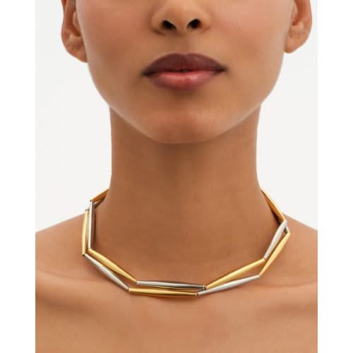 Lumia Helia Duo Mix Chain Necklace - Tohum Design