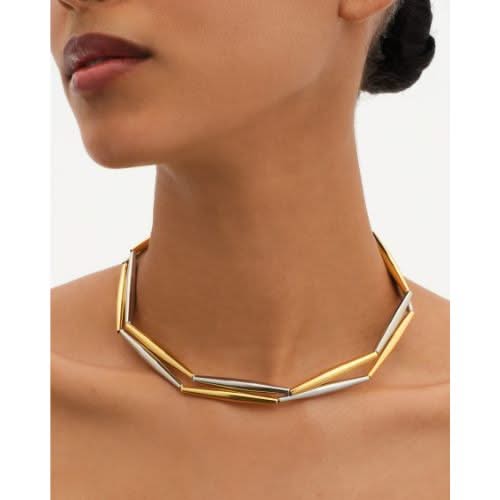 Lumia Helia Duo Mix Chain Necklace - Tohum Design