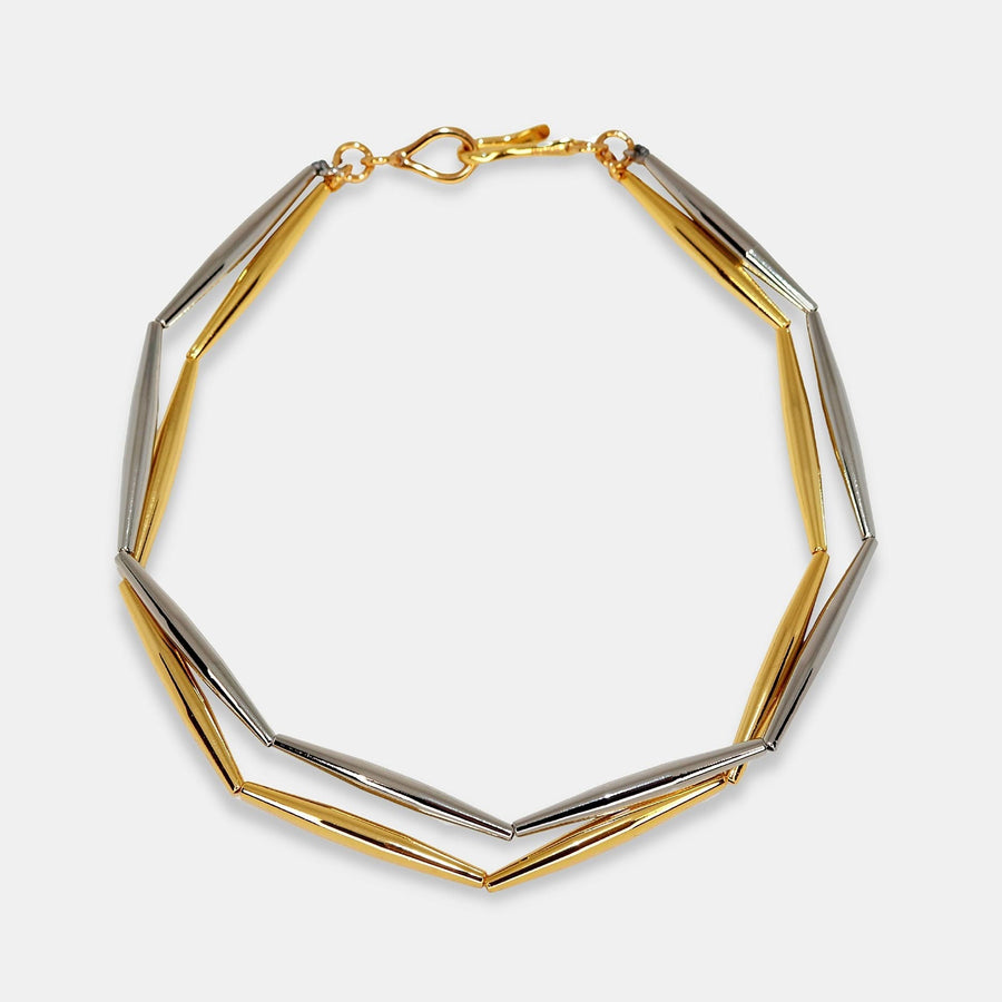 Lumia Helia Duo Mix Chain Necklace - Tohum Design