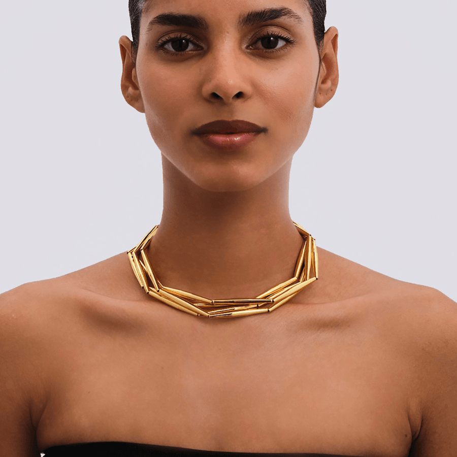 Lumia Helia Multi Chain Necklace - Tohum Design