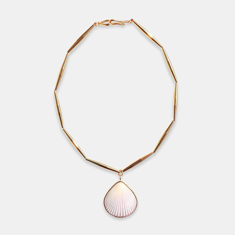 Lumia Helia Necklace With Shell Pendant - Tohum Design