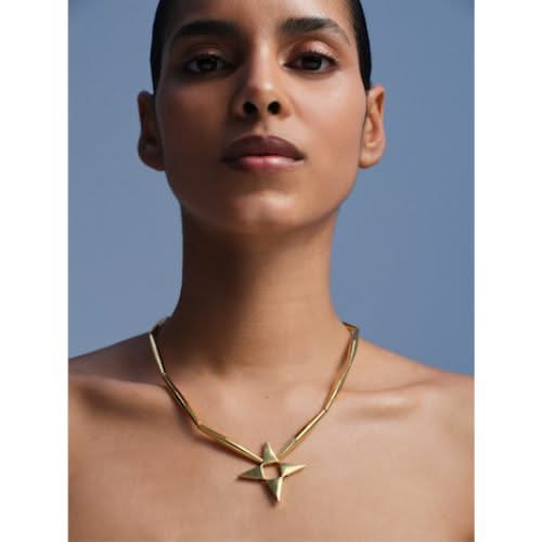 Lumia Talismans Necklace in Gold - Star - Tohum Design