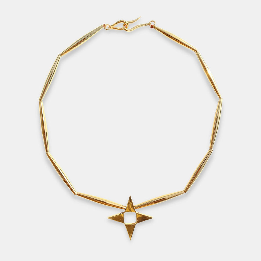 Lumia Talismans Necklace in Gold - Star - Tohum Design