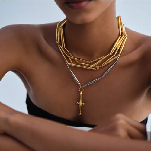 Lumia Talismans Necklace in Silver - Sword Pendant - Tohum Design