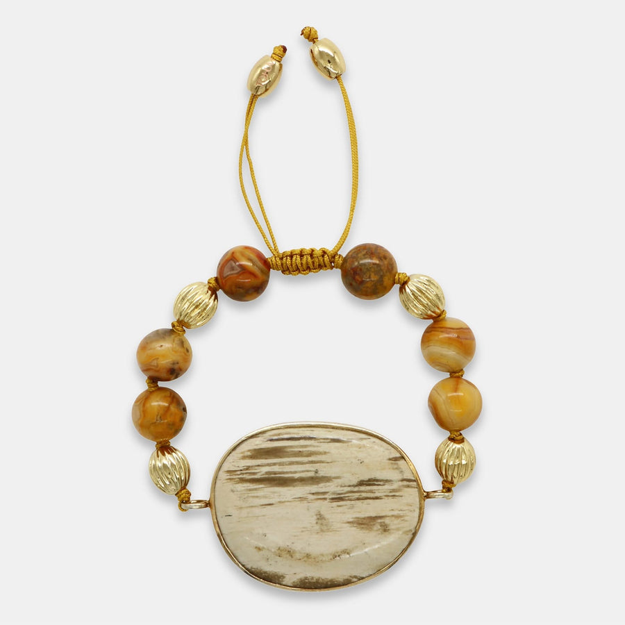Magical Nature Bracelet - Petrified Wood - Tohum Design