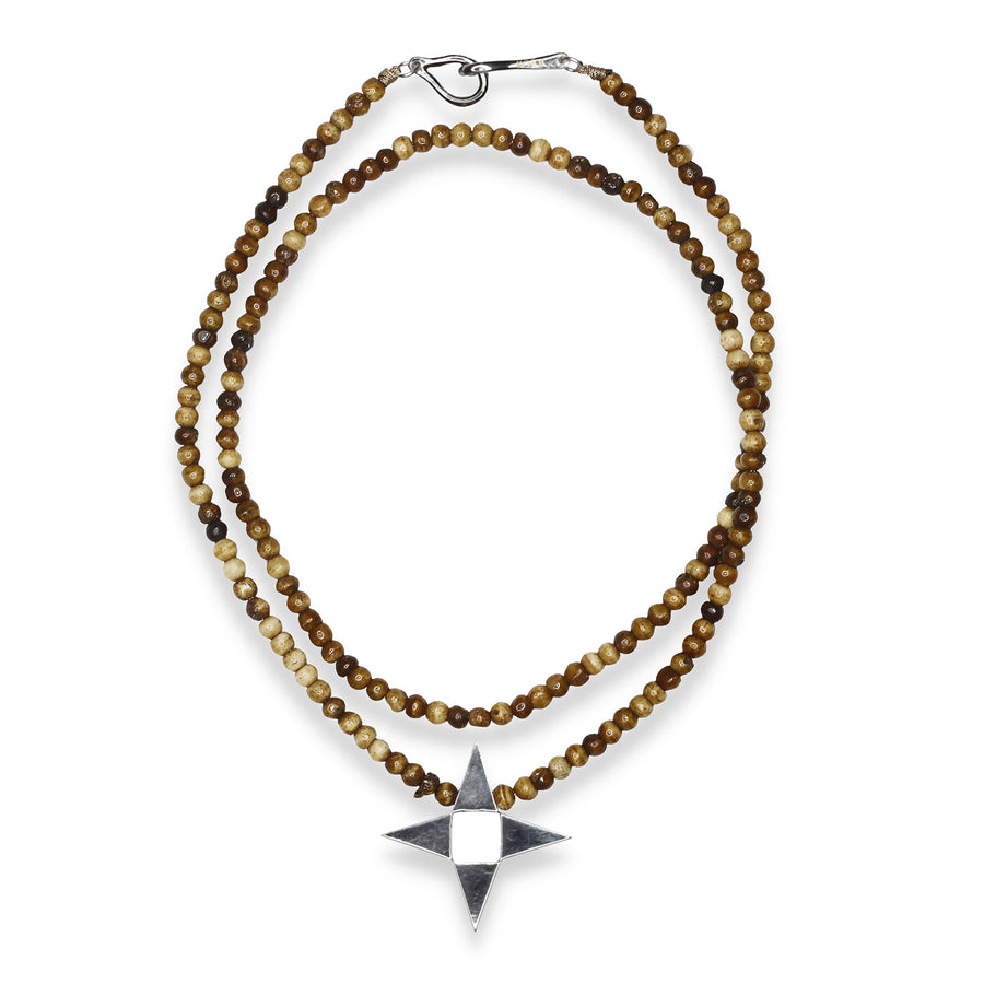 Nomad Necklace Star With Beads