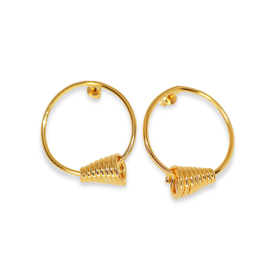 Dunya Mundi Earrings II Gold