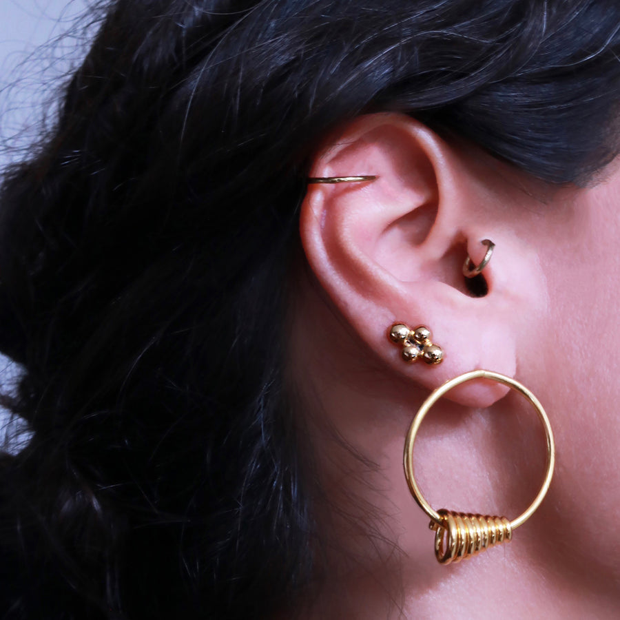 Dunya Mundi Earrings II Gold