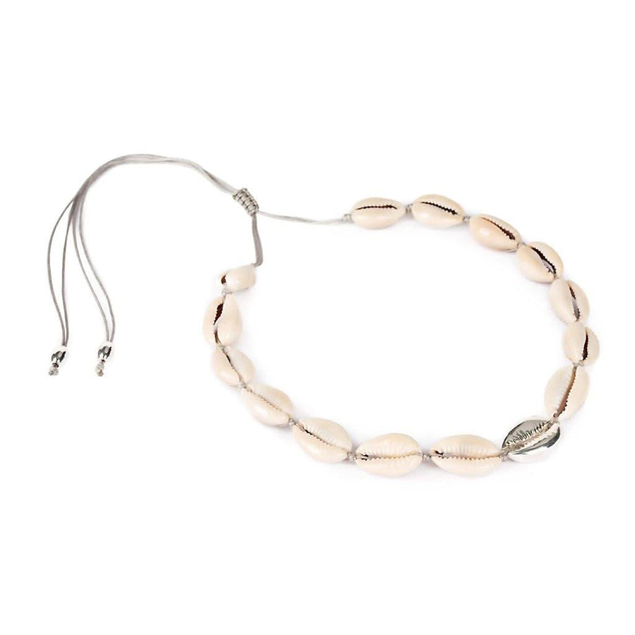 Concha Natural Large Puka Necklace - Tohum Design