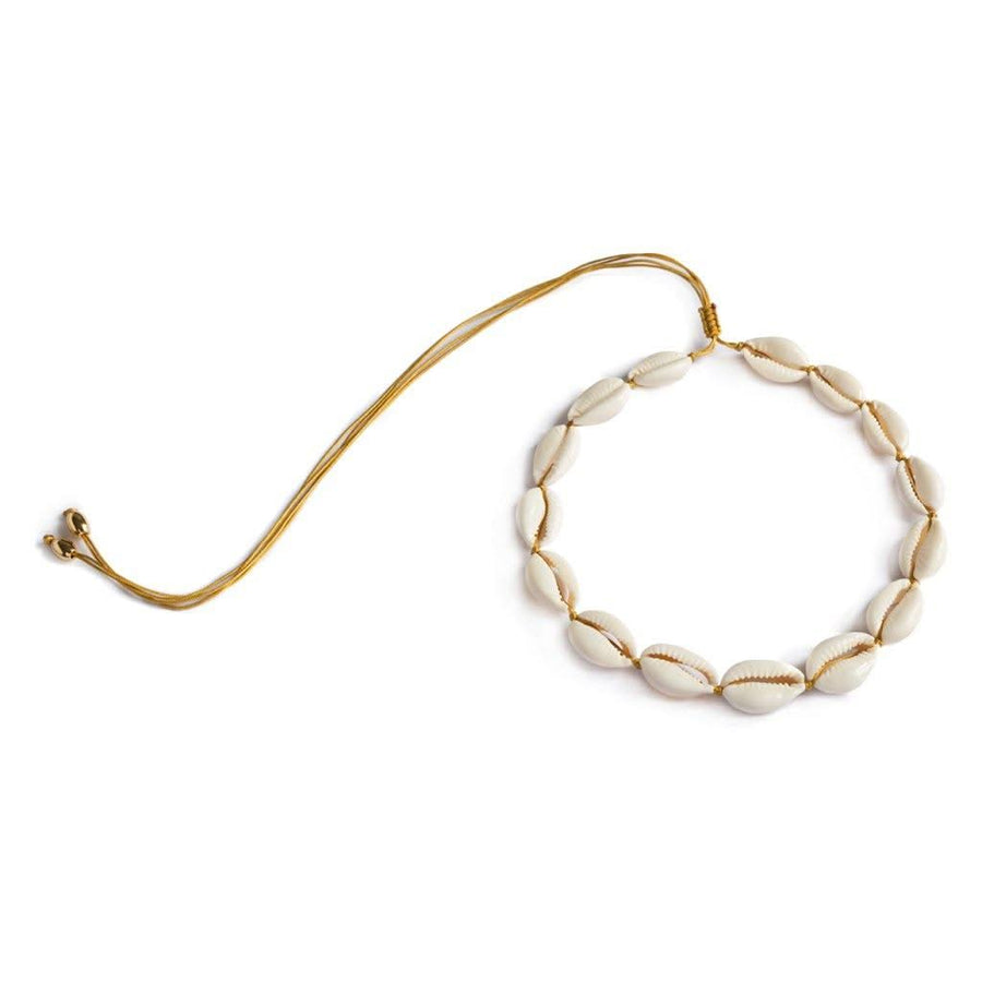 Concha Natural Large Puka Necklace - Tohum Design