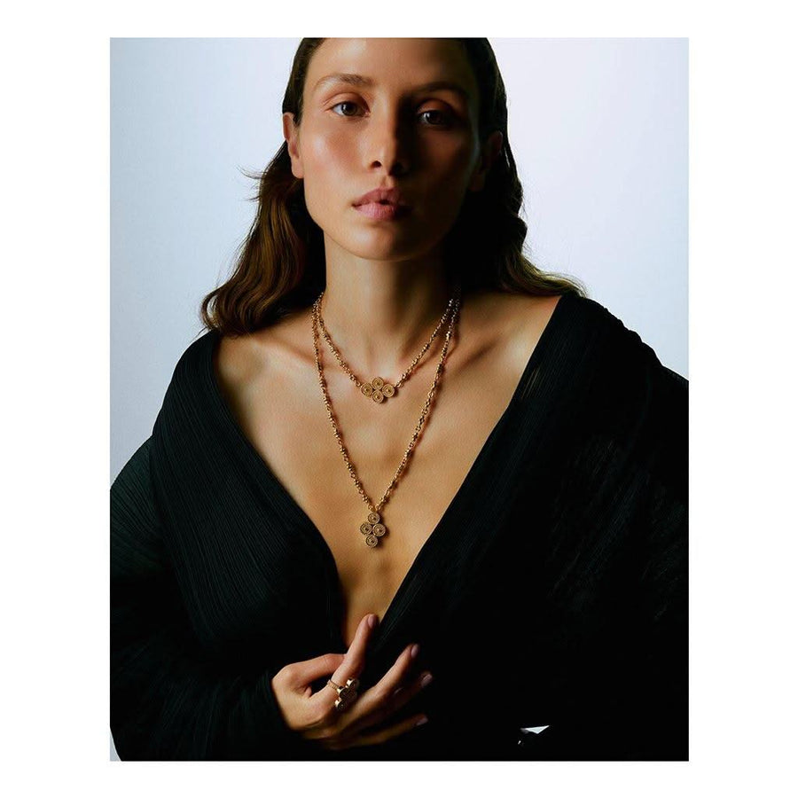 Intention Rebirth Short Necklace With Small Pendant - Tohum Design