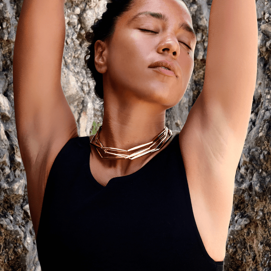 Lumia Helia Multi Chain Necklace - Tohum Design