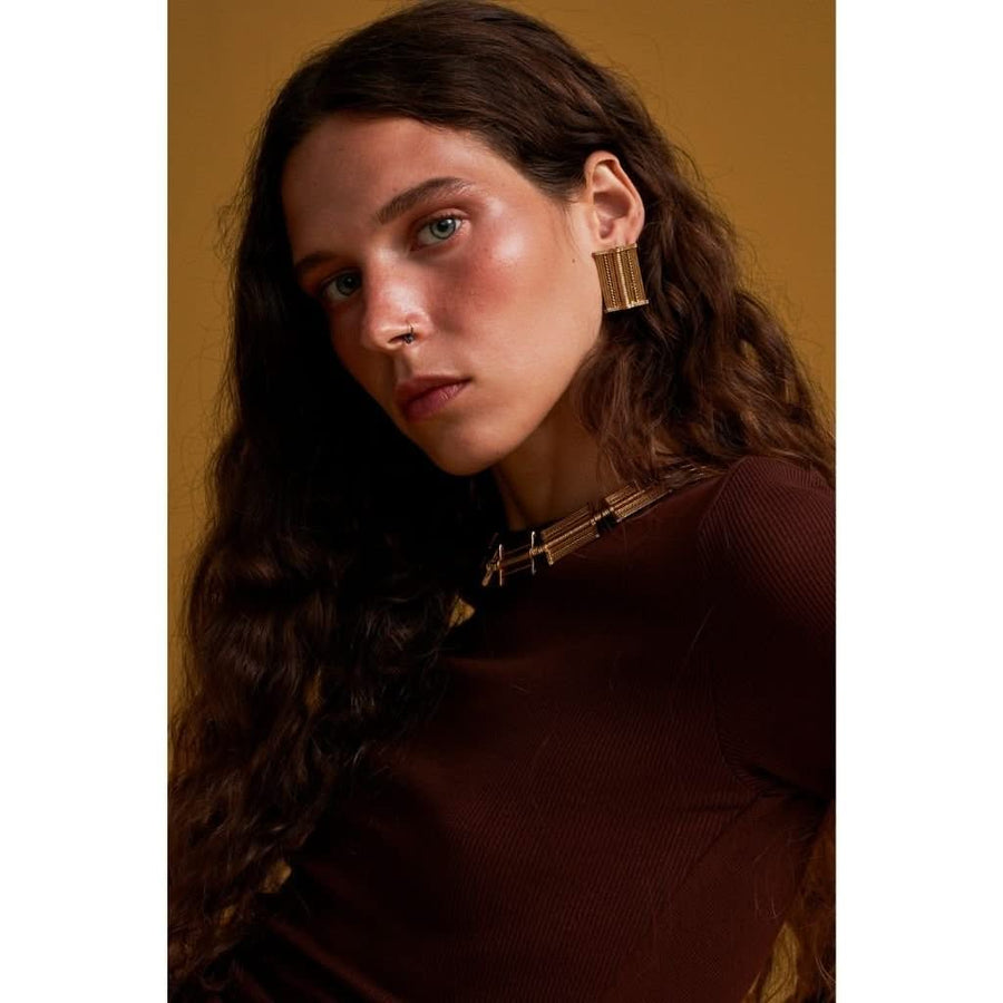 Savanna Dinka Earrings - Tohum Design