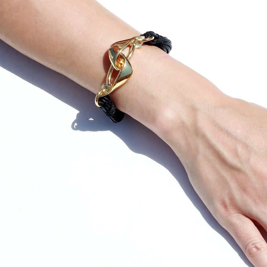 Terra Andes Bracelet In Black - Tohum Design