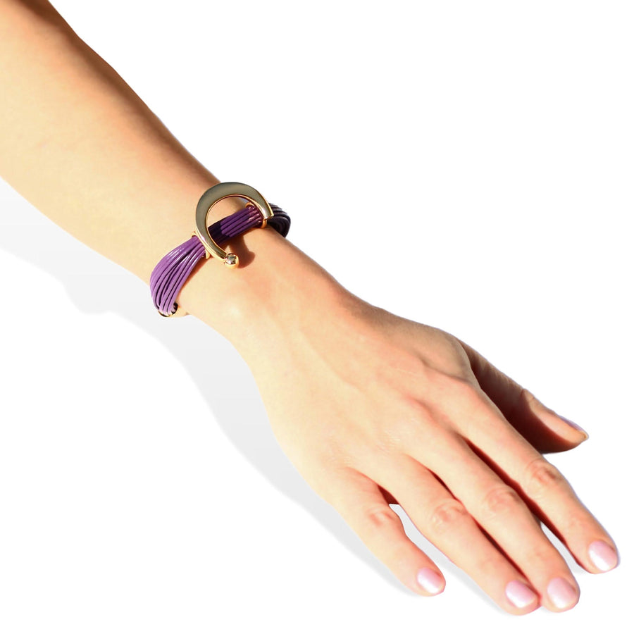 Terra Arun Bracelet In Purple - Tohum Design