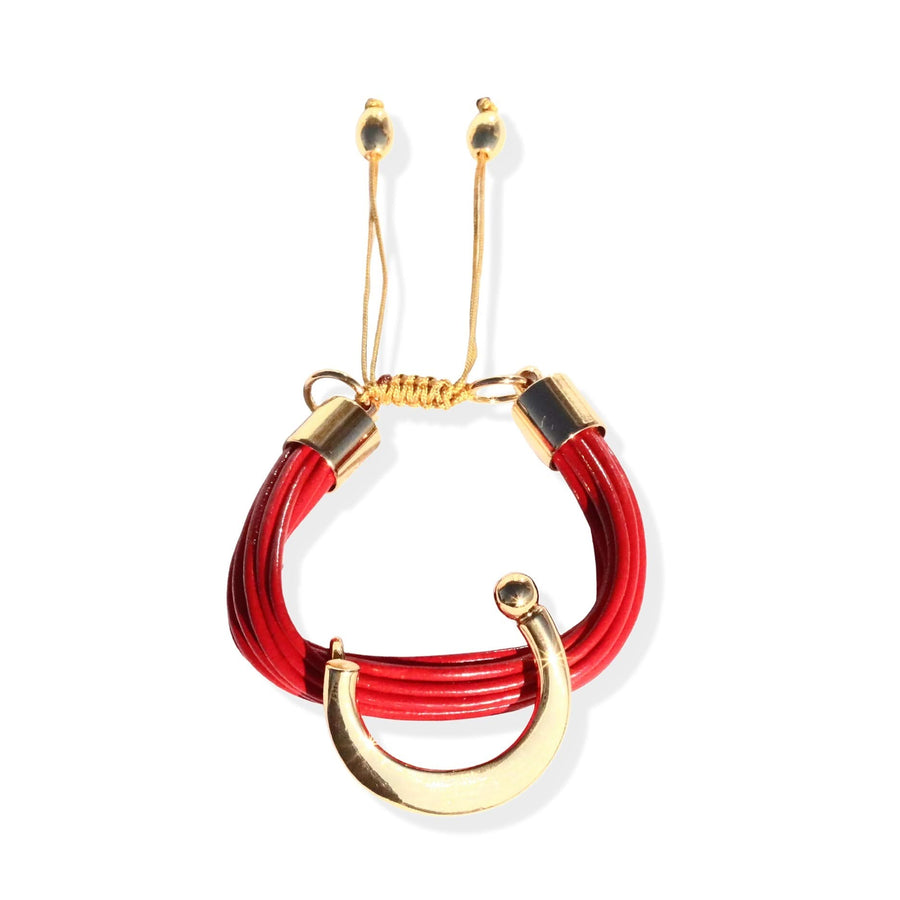 Terra Arun Bracelet In Red - Tohum Design