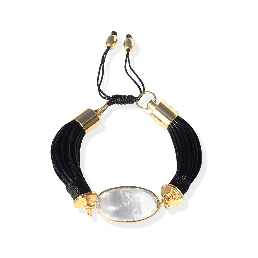 Terra Bracelet With Rock Crystal - Tohum Design