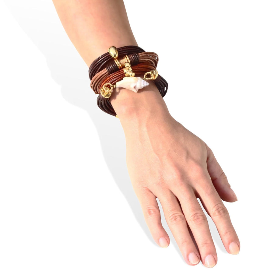Terra Gobi Bracelet In Cognac - Tohum Design