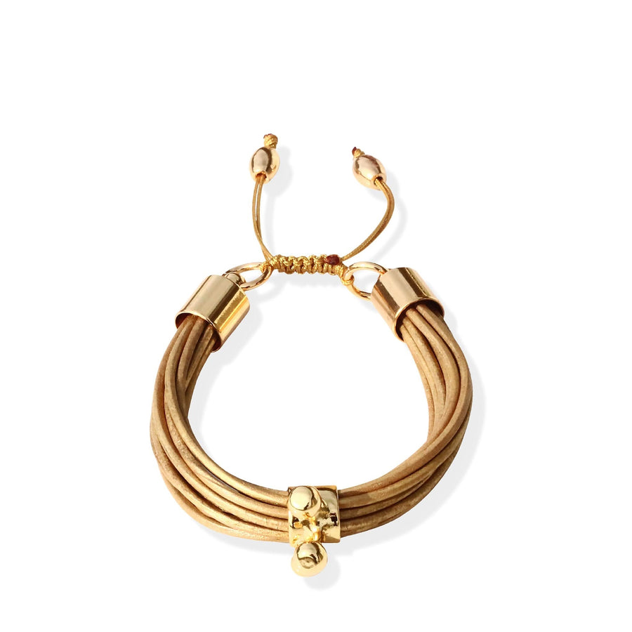 Terra Gobi Bracelet In Gold - Tohum Design