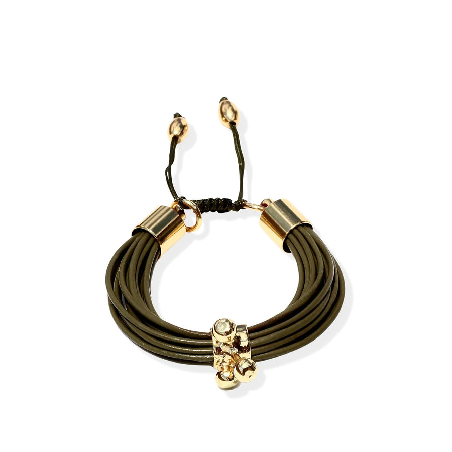 Terra Gobi Bracelet In Khaki - Tohum Design