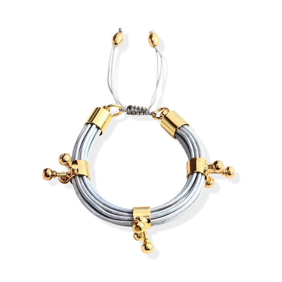 Terra Gobi Bracelet In Shimmery Blue II - Tohum Design