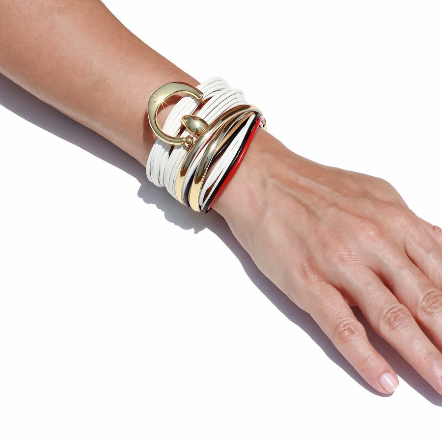 Terra Mali Bracelet In White - Tohum Design