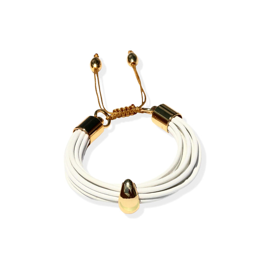 Terra Mali Bracelet In White - Tohum Design