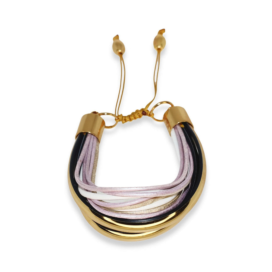 Terra Mali Bracelet Set In Lilac - Tohum Design