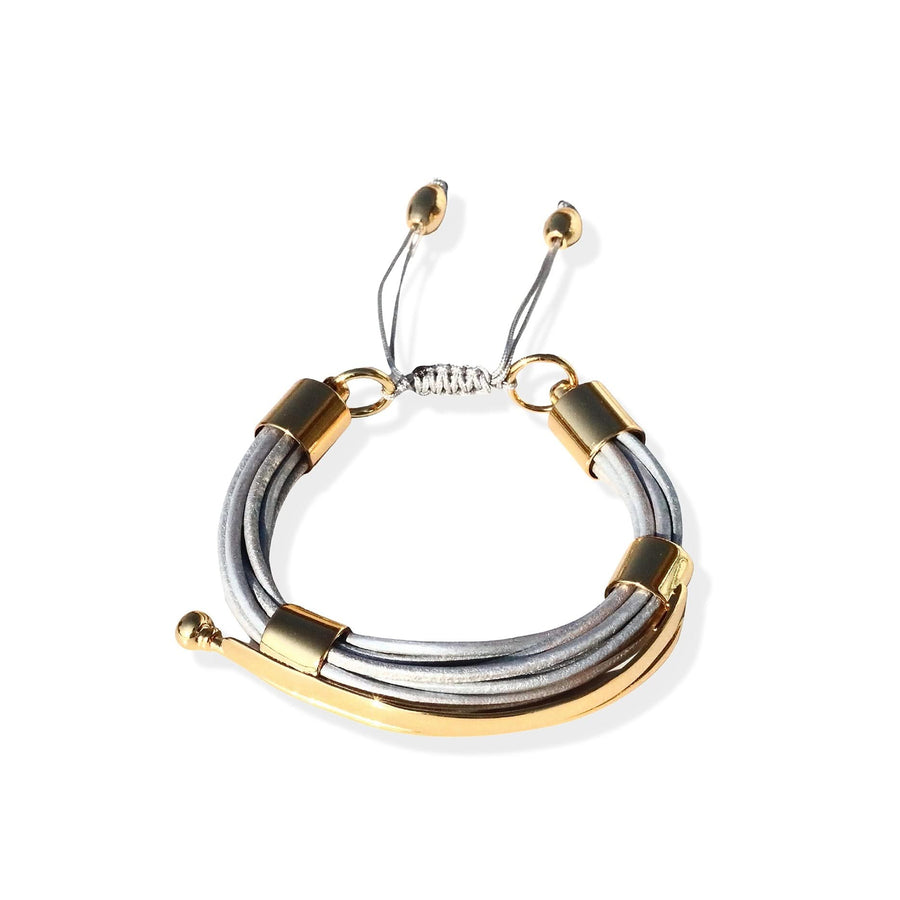 Terra Nile Bracelet In Shimmery Blue - Tohum Design