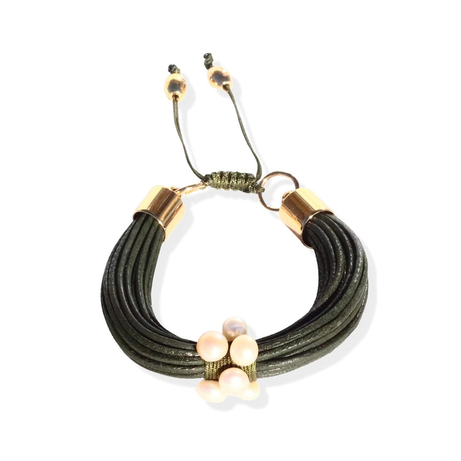 Terra Perla Bracelet I In Green - Tohum Design