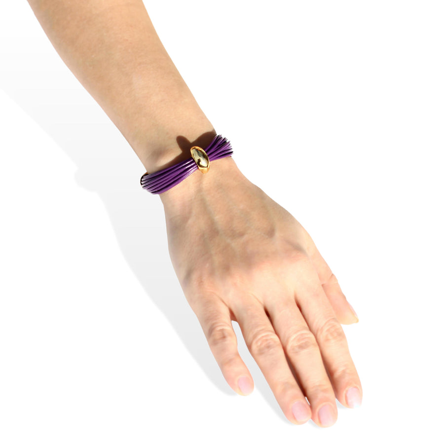 Terra Mali Bracelet In Purple